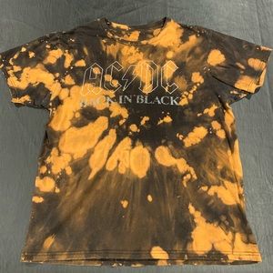 Tie dye AC/DC Shirt